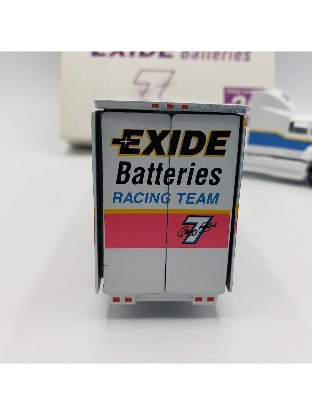 VTG Winross Die Cast Trucks NIB Geoff Bodine Exide Hauler Batteries Racing